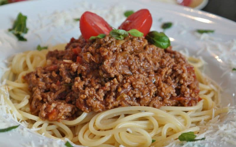 vegan spaghetti bolgnese