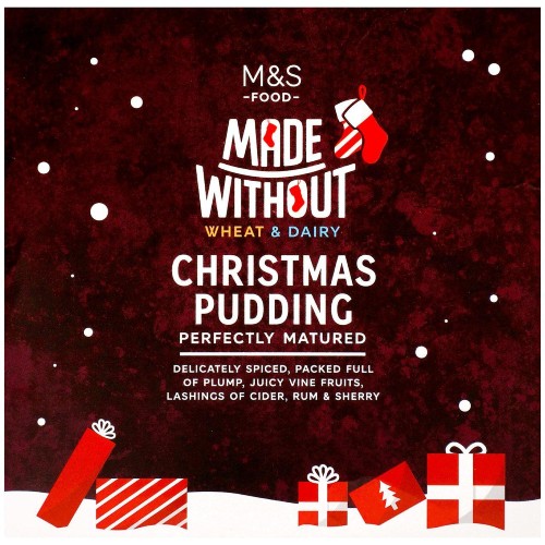 M&S vegan Christmas pudding