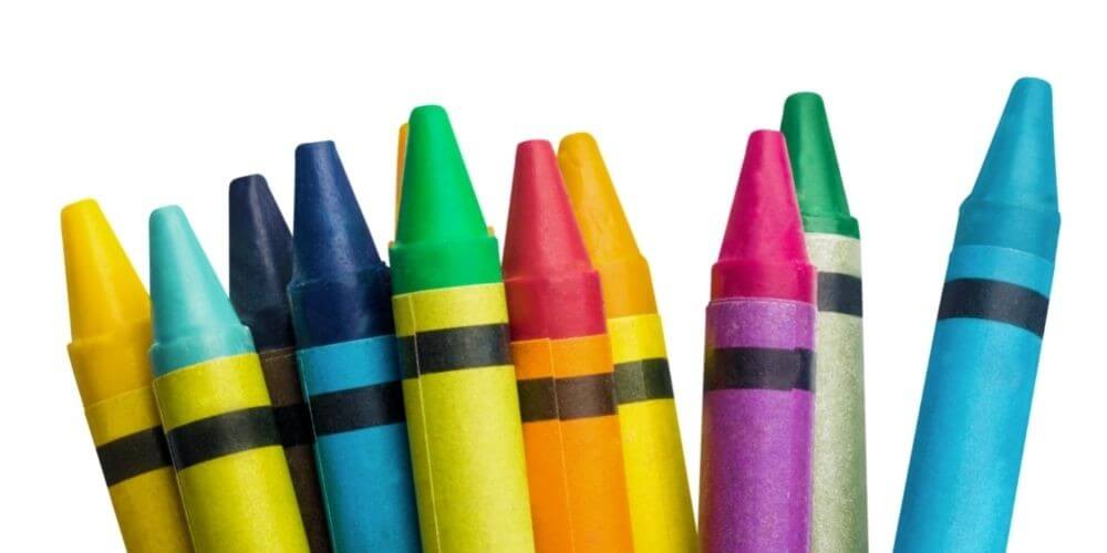 wax crayons